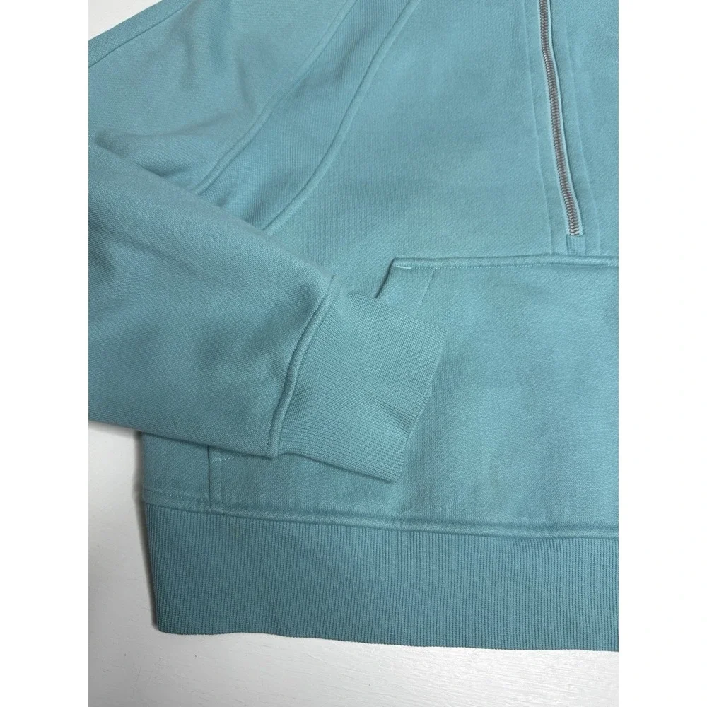 Lululemon Scuba Oversized Half-Zip Hoodie In Tidal Teal Size XS/S